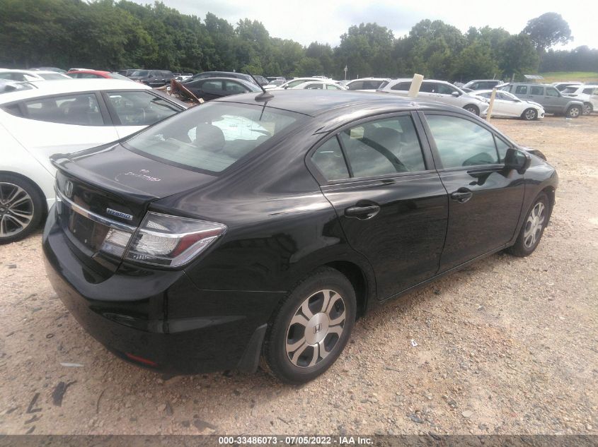 2014 HONDA CIVIC HYBRID 19XFB4F32EE201023