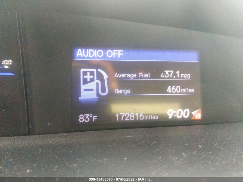 2014 HONDA CIVIC HYBRID 19XFB4F32EE201023