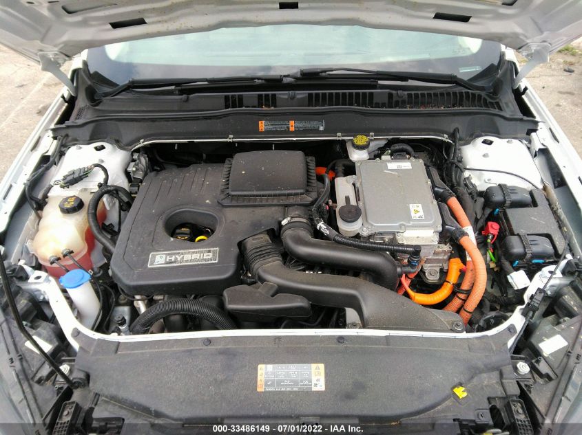 2019 FORD FUSION HYBRID SEL 3FA6P0MU0KR129805