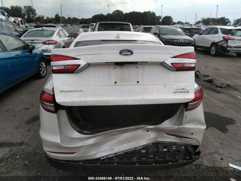 2019 FORD FUSION HYBRID SEL 3FA6P0MU0KR129805