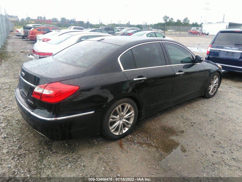 2012 HYUNDAI GENESIS VIN: KMHGC4DD9CU170845