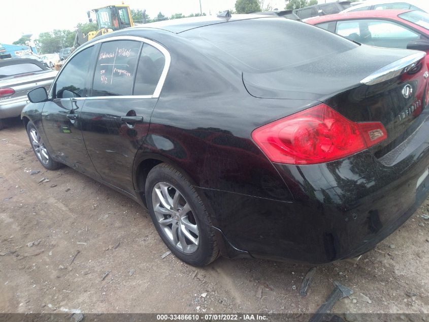 2013 INFINITI G37 SEDAN X JN1CV6AR0DM769405