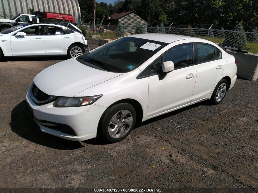 2013 HONDA CIVIC SDN LX 19XFB2F53DE222886