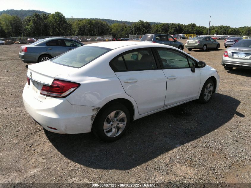 2013 HONDA CIVIC SDN LX 19XFB2F53DE222886