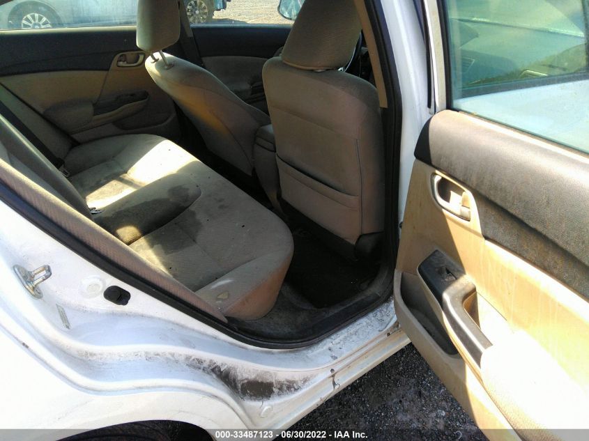 2013 HONDA CIVIC SDN LX 19XFB2F53DE222886