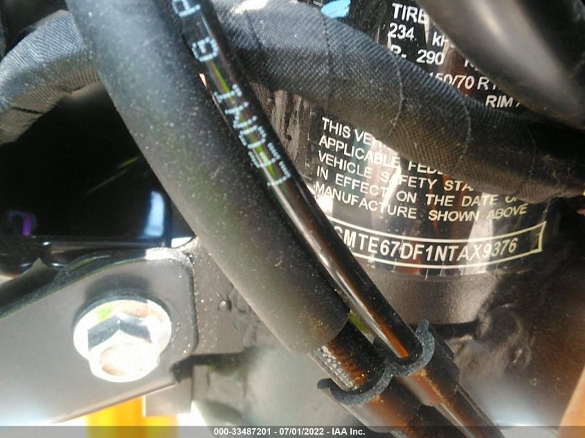 2022 TRIUMPH MOTORCYCLE TIGER 900 RALLY PRO SMTE67DF1NTAX9376