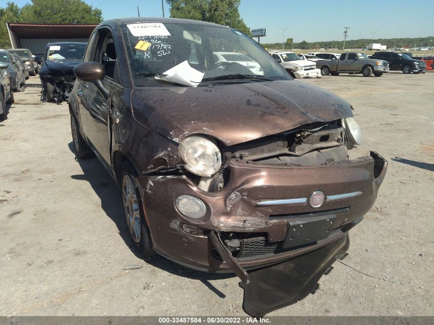 2013 FIAT 500 POP 3C3CFFAR4DT548382