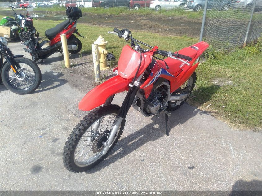 2022 HONDA CRF250 F 9C2ME1341NR400895