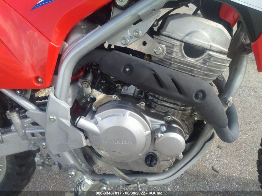 2022 HONDA CRF250 F 9C2ME1341NR400895
