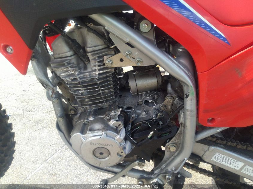 2022 HONDA CRF250 F 9C2ME1341NR400895