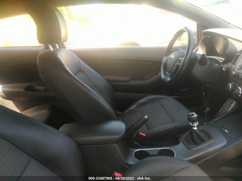 2016 KIA FORTE KOUP SX KNAFZ6A38G5592866