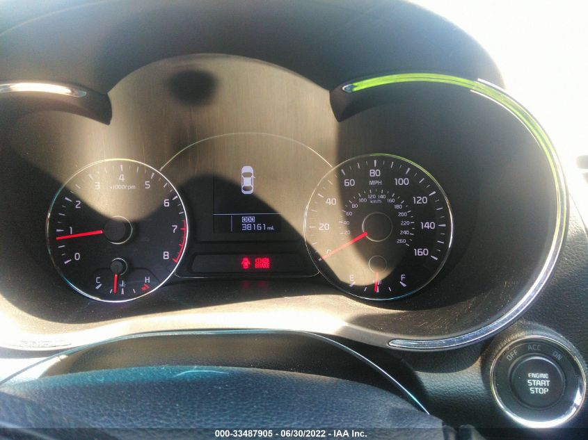 2016 KIA FORTE KOUP SX KNAFZ6A38G5592866