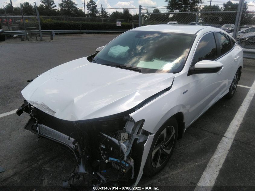 2022 HONDA INSIGHT EX 19XZE4F55NE012369