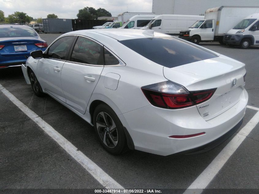 2022 HONDA INSIGHT EX 19XZE4F55NE012369