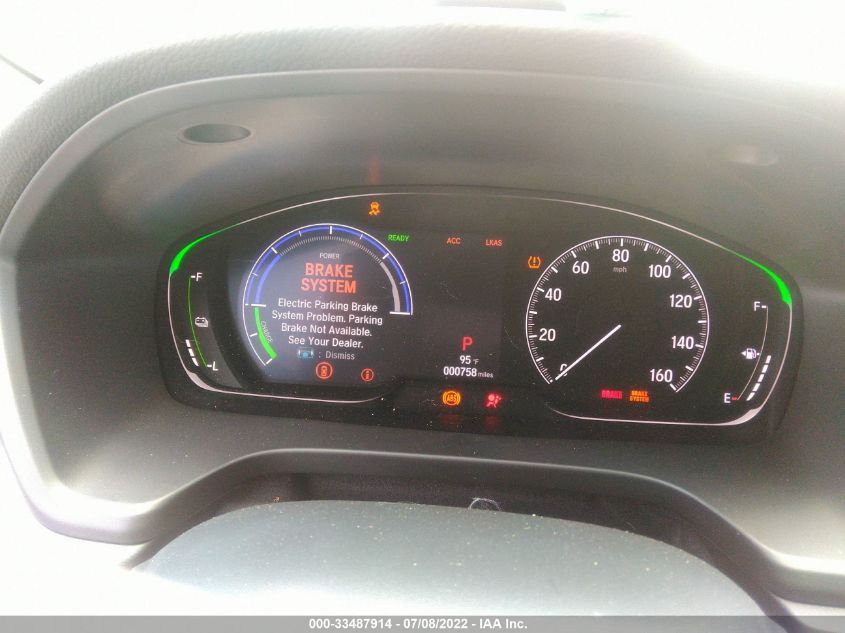 2022 HONDA INSIGHT EX 19XZE4F55NE012369