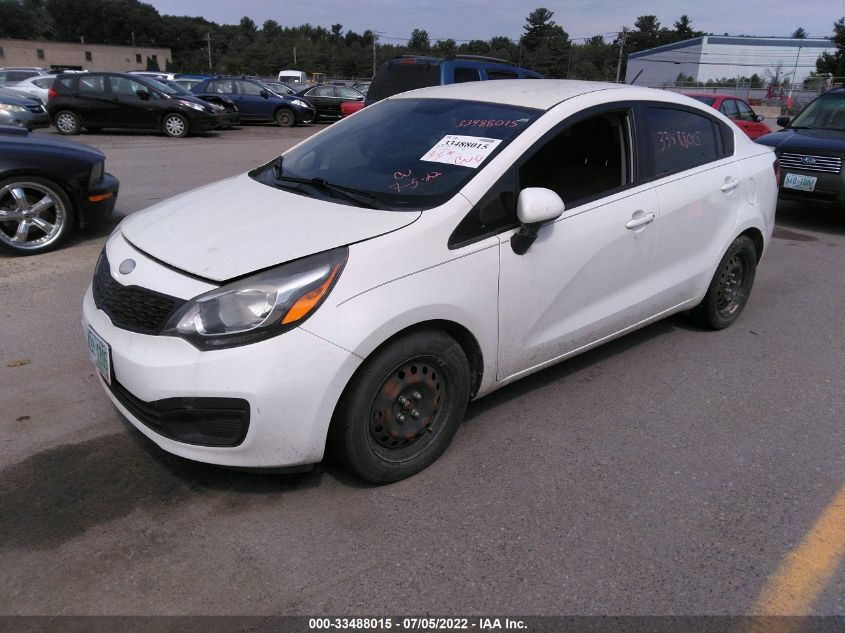 2014 KIA RIO LX KNADM4A32E6323571