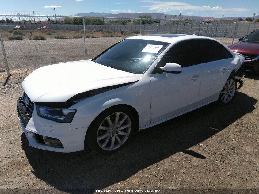 2014 AUDI A4 PREMIUM WAUAFAFL7EN034261