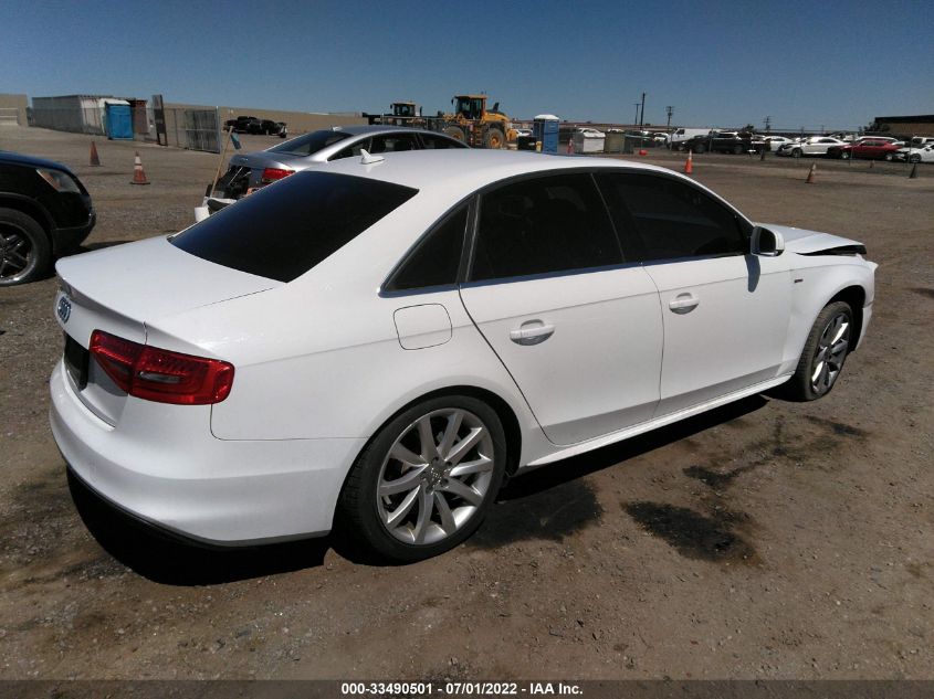 2014 AUDI A4 PREMIUM WAUAFAFL7EN034261