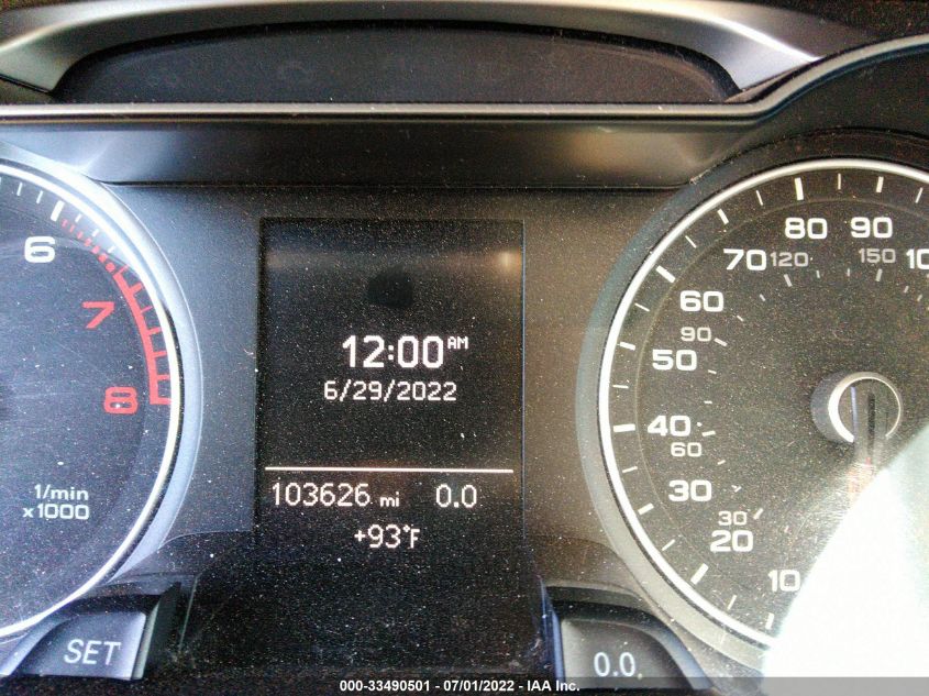 2014 AUDI A4 PREMIUM WAUAFAFL7EN034261