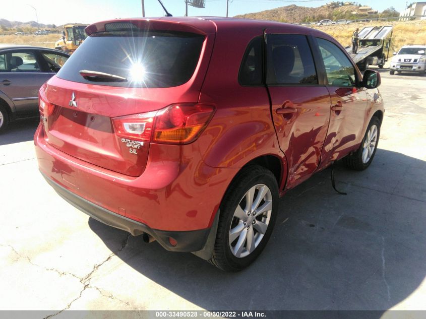 2015 MITSUBISHI OUTLANDER SPORT 2.4 ES 4A4AR3AW0FE029338