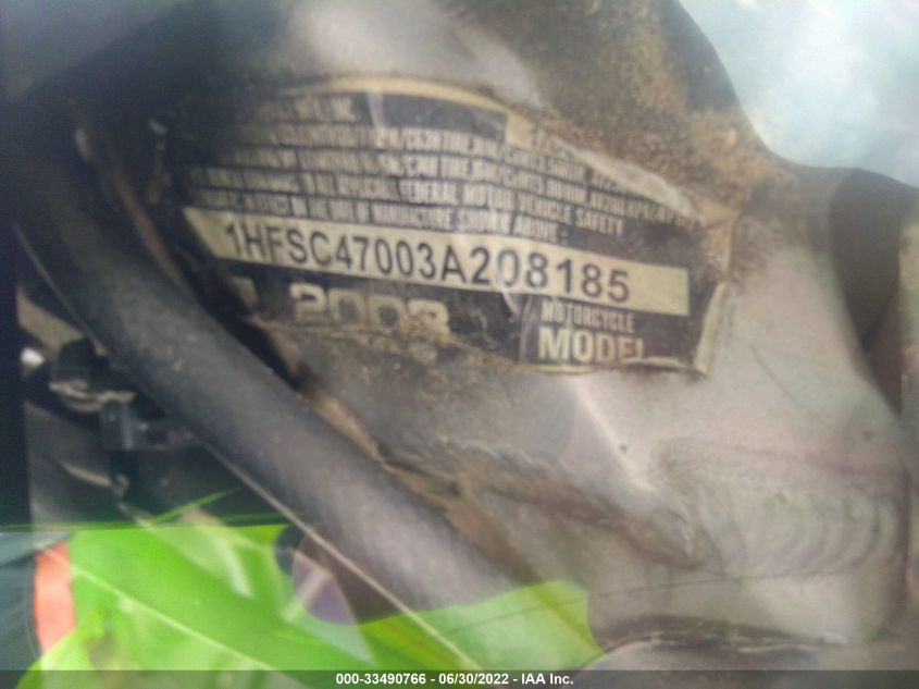 2003 HONDA GL1800 1HFSC47003A208185
