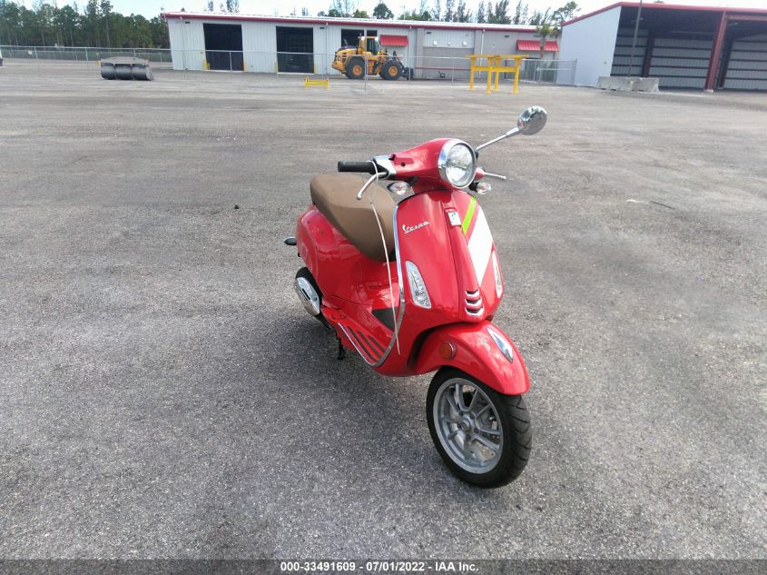 2019 VESPA PRIMAVERA ZAPC536B2K5300572