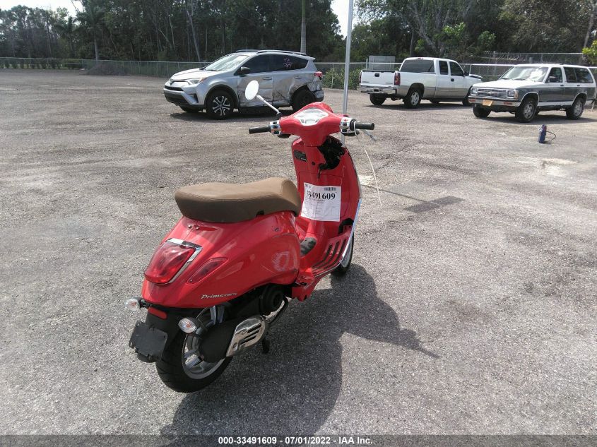 2019 VESPA PRIMAVERA ZAPC536B2K5300572