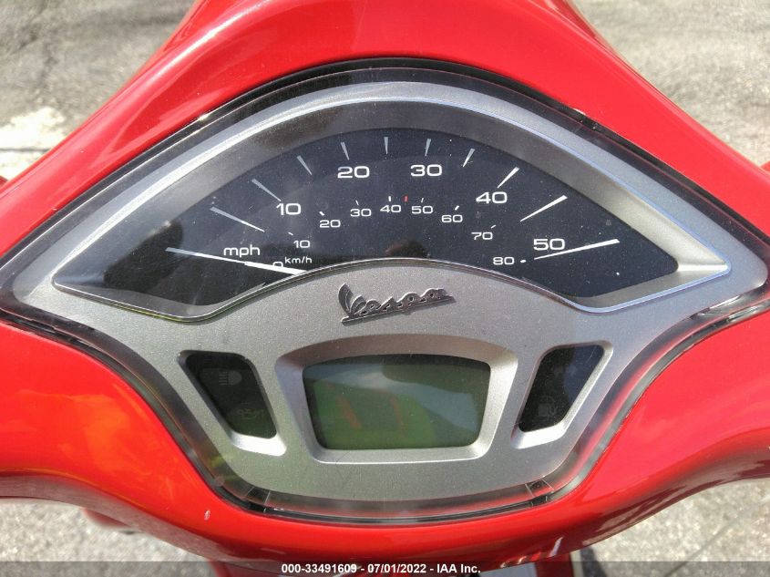 2019 VESPA PRIMAVERA ZAPC536B2K5300572