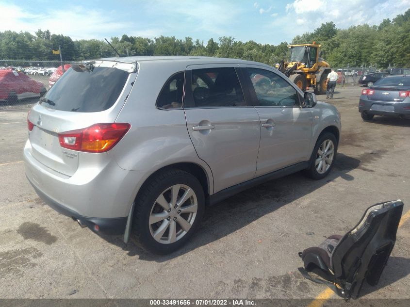 2014 MITSUBISHI OUTLANDER SPORT SE 4A4AR4AU5EE001893