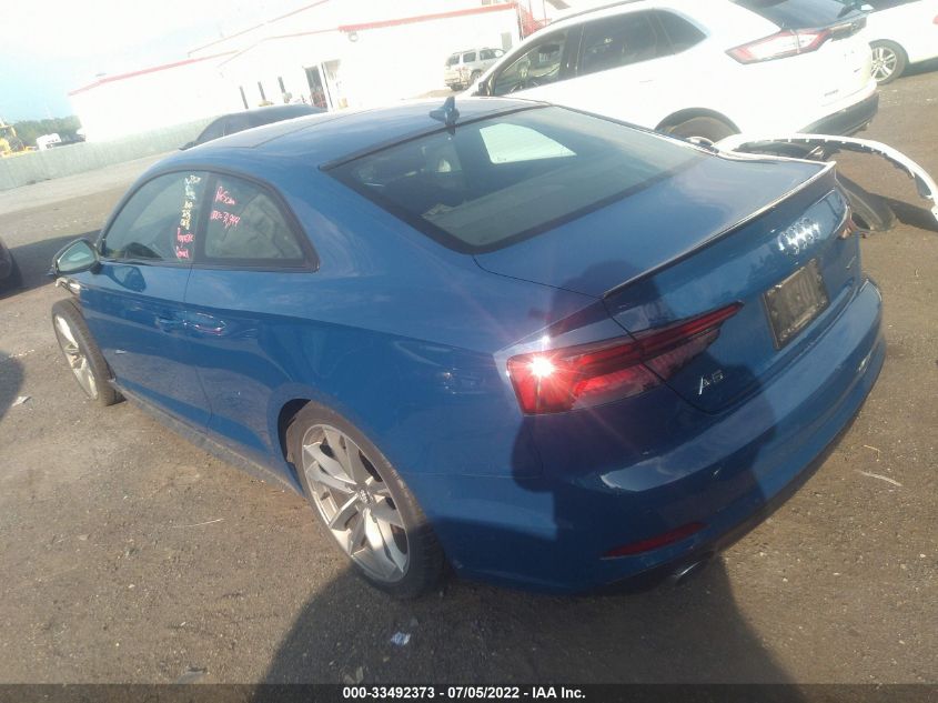 2019 AUDI A5 COUPE PREMIUM PLUS WAUTNAF53KA055446