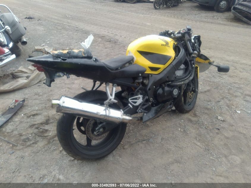 2002 HONDA CBR600 F4 JH2PC35042M309277