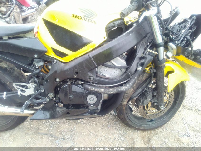 2002 HONDA CBR600 F4 JH2PC35042M309277