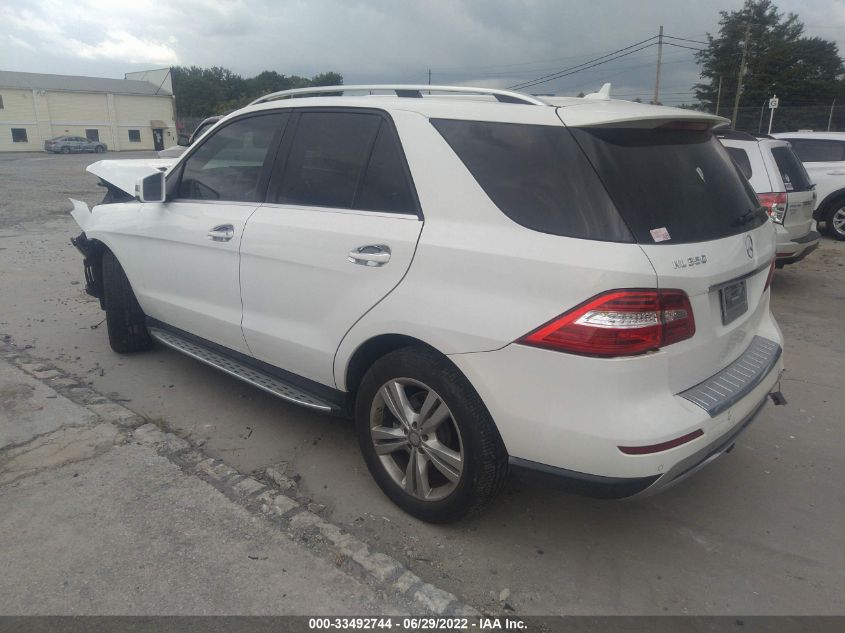 2015 MERCEDES-BENZ M-CLASS ML 350 4JGDA5HB6FA504651