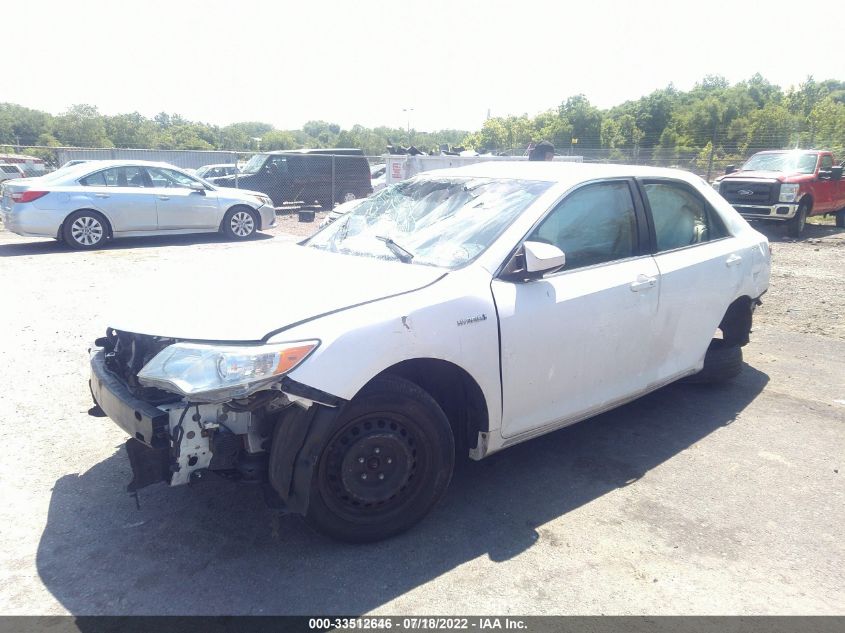 2013 TOYOTA CAMRY HYBRID LE/XLE 4T1BD1FK8DU075258