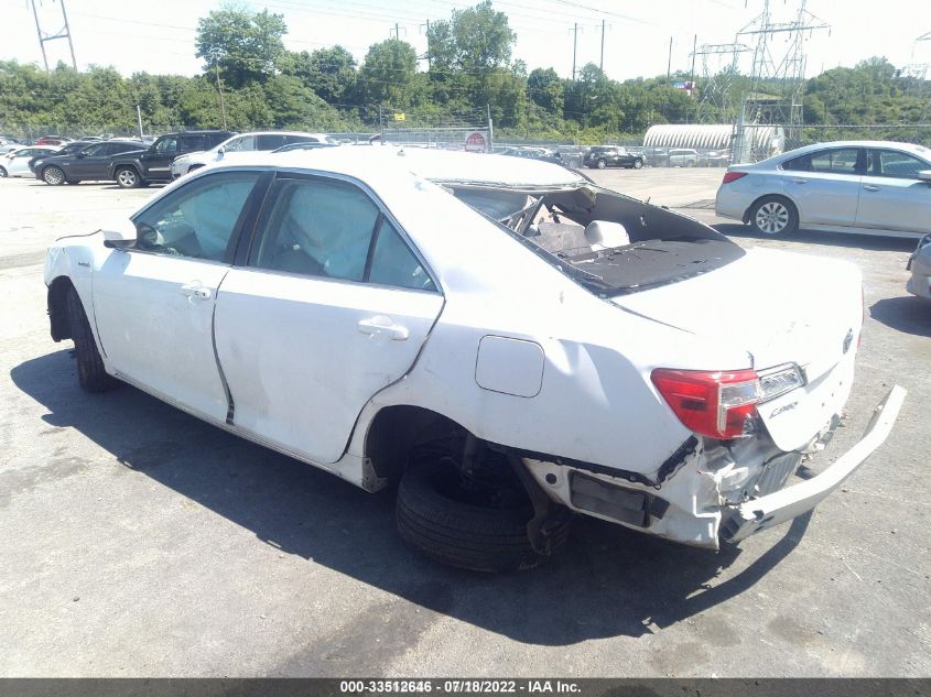 2013 TOYOTA CAMRY HYBRID LE/XLE 4T1BD1FK8DU075258