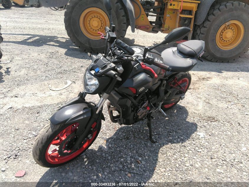 2015 YAMAHA FZ07 JYARM06E9FA000785