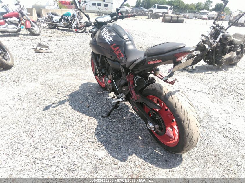2015 YAMAHA FZ07 JYARM06E9FA000785
