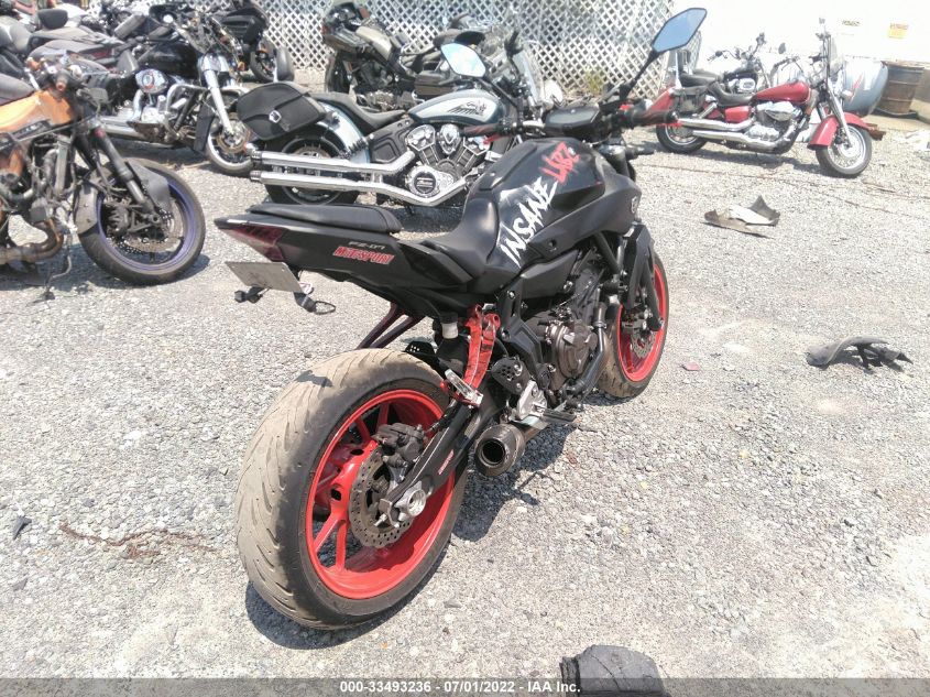 2015 YAMAHA FZ07 JYARM06E9FA000785