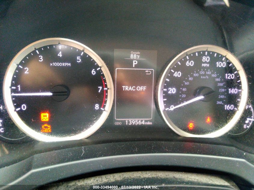 2014 LEXUS IS 250 JTHBF1D27E5015712