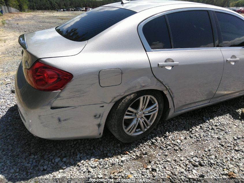 2013 INFINITI G37 SEDAN X JN1CV6AR1DM767145