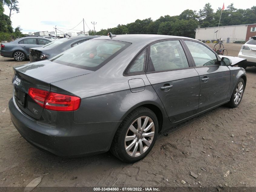 2014 AUDI A4 PREMIUM WAUBFAFL6EN002535