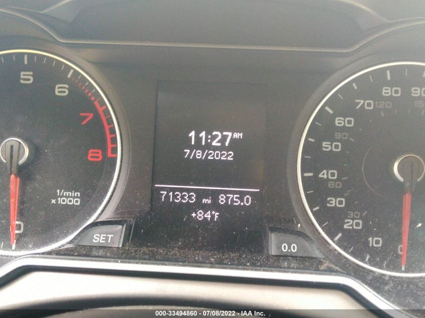 2014 AUDI A4 PREMIUM WAUBFAFL6EN002535