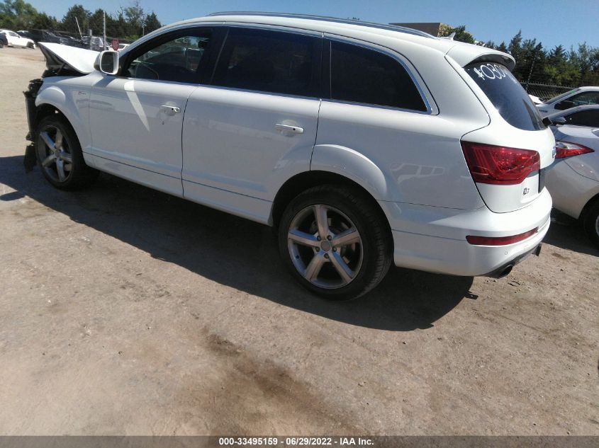 2015 AUDI Q7 3.0T S LINE PRESTIGE WA1DGAFE3FD030966