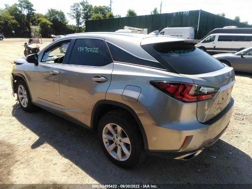 2017 LEXUS RX RX 350 2T2BZMCA5HC128600