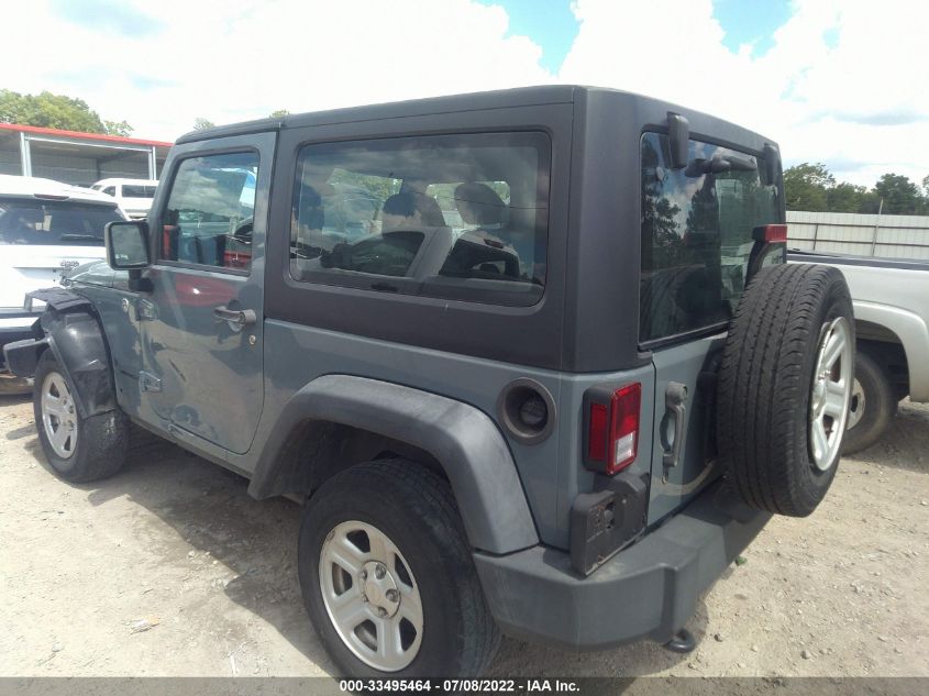 2014 JEEP WRANGLER SPORT 1C4AJWAGXEL260024