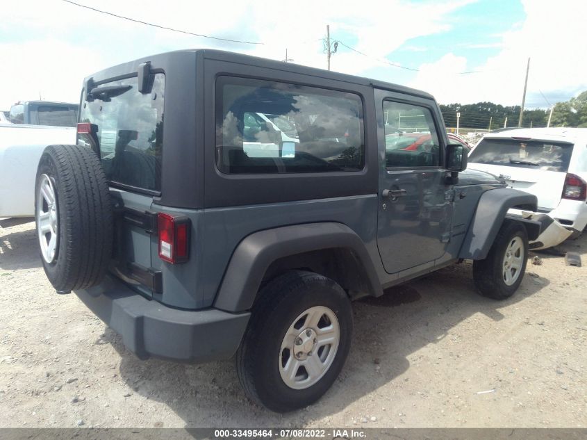 2014 JEEP WRANGLER SPORT 1C4AJWAGXEL260024