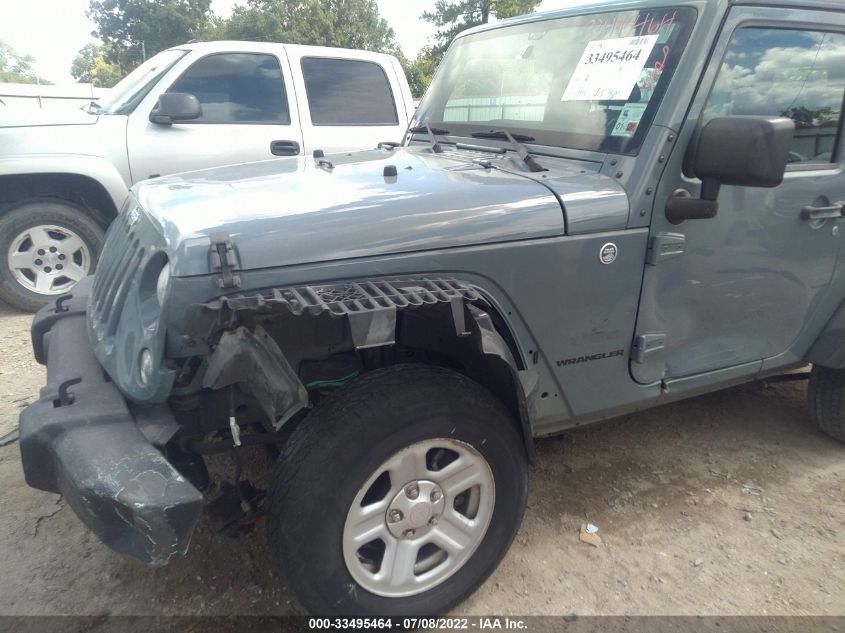 2014 JEEP WRANGLER SPORT 1C4AJWAGXEL260024