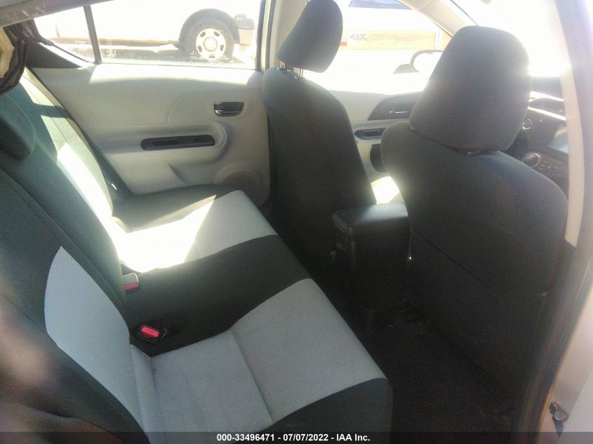 2013 TOYOTA PRIUS C JTDKDTB37D1538328