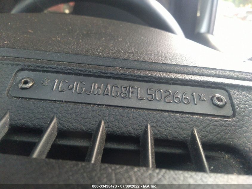2015 JEEP WRANGLER WILLYS WHEELER 1C4GJWAG8FL502661