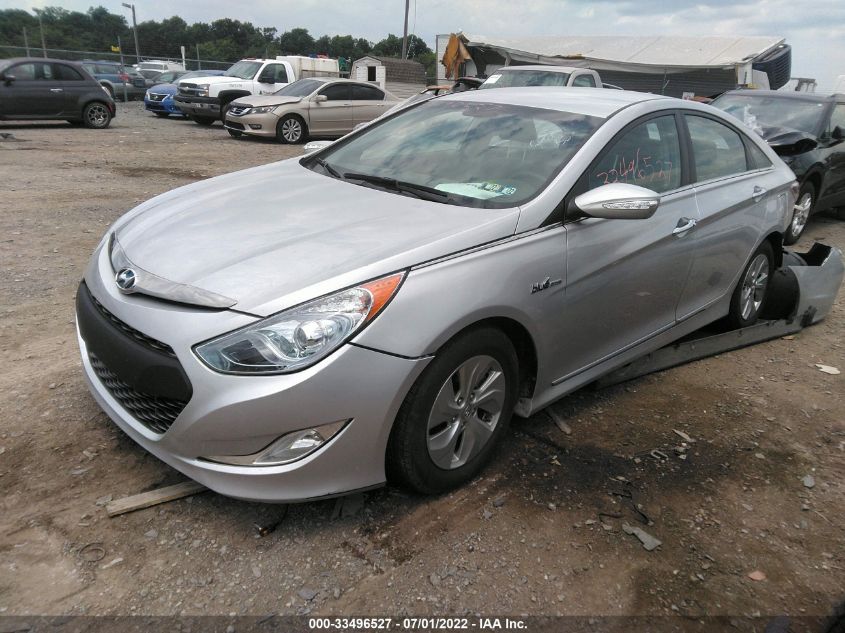 2013 HYUNDAI SONATA HYBRID KMHEC4A40DA089814